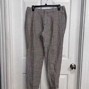 Zara Basic Linen Knit Pants
